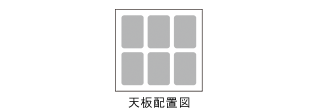 天板配置図